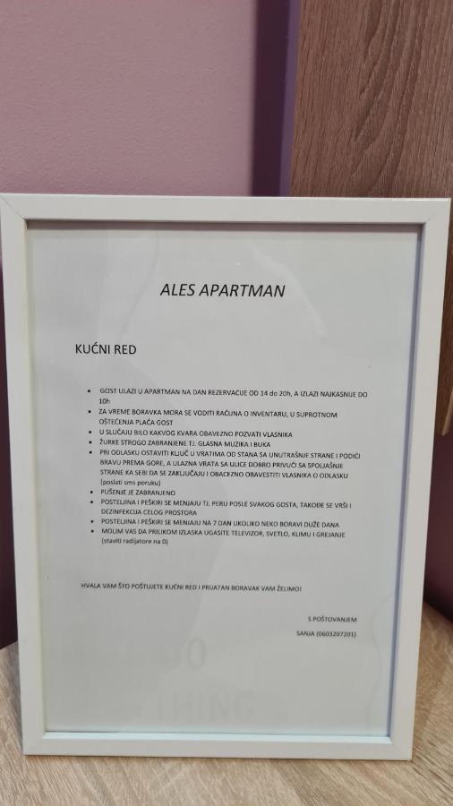 Ales Apartman Sombor Zewnętrze zdjęcie